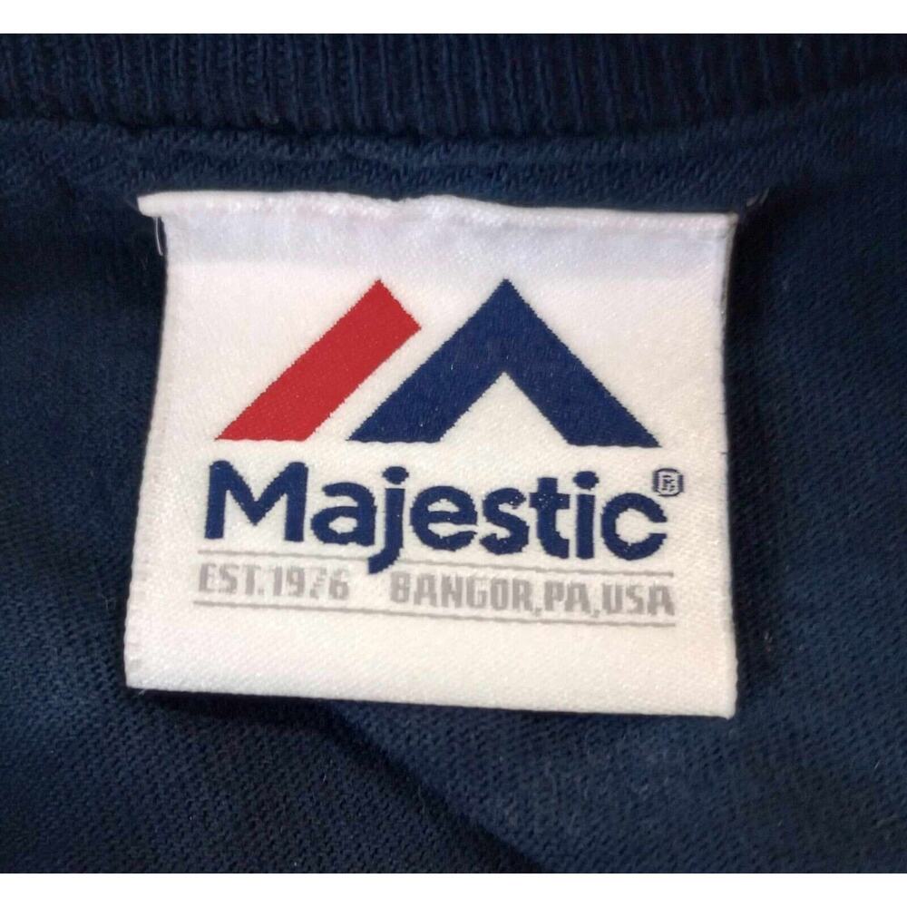VTG Denver Broncos Majestic NFL Tie Dye T-Shirt Mens Size Large Short Sleeve - Picture 5 of 6